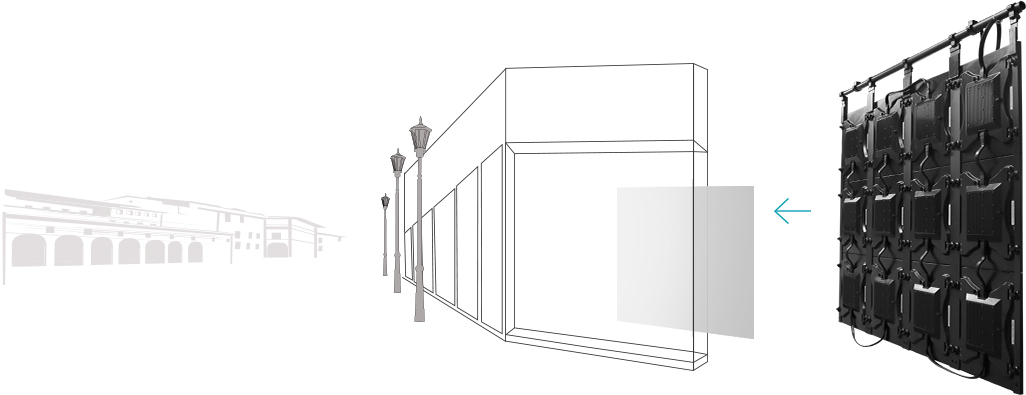 Small Space Occupied Flexible Installation