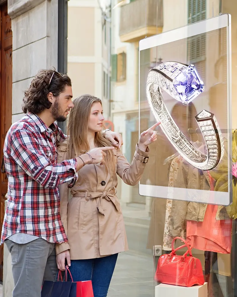 Outdoor & Indoor Transparent LED Displays for Commercial & Media Advertising